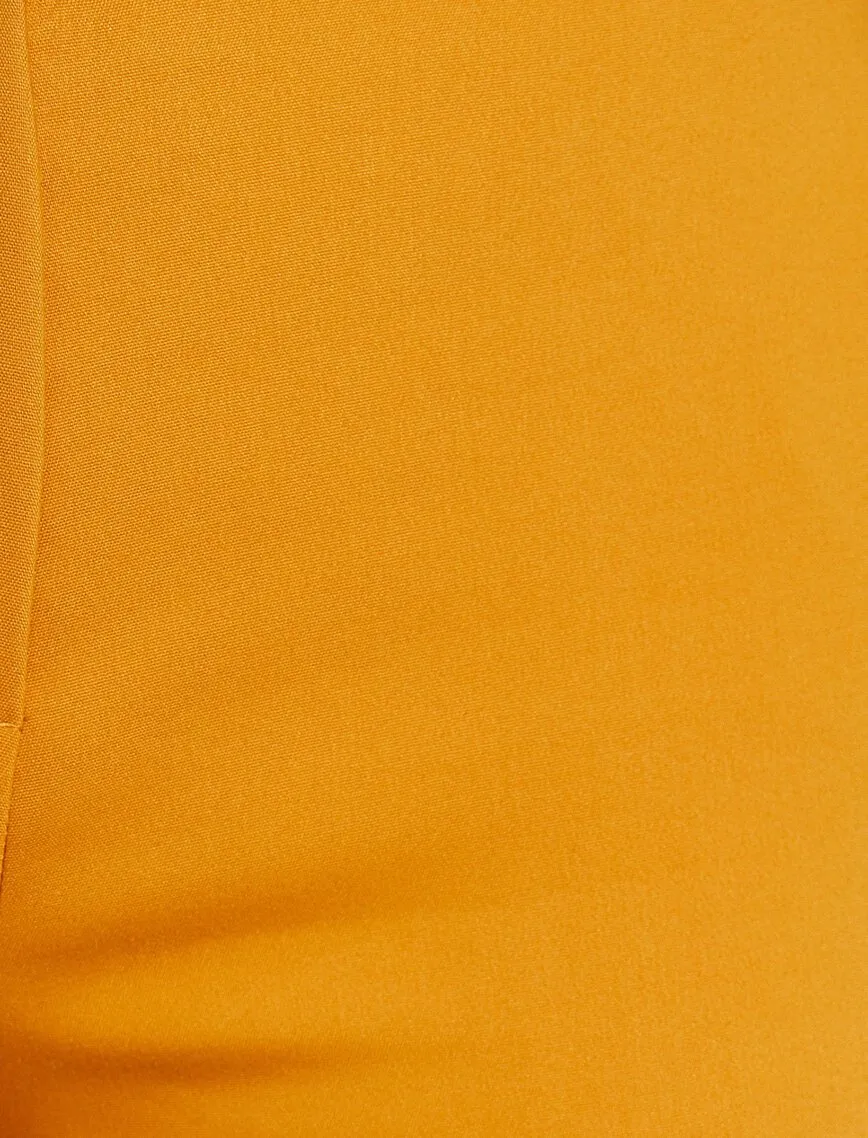 16298 Mustard Pocket Detail Trousers