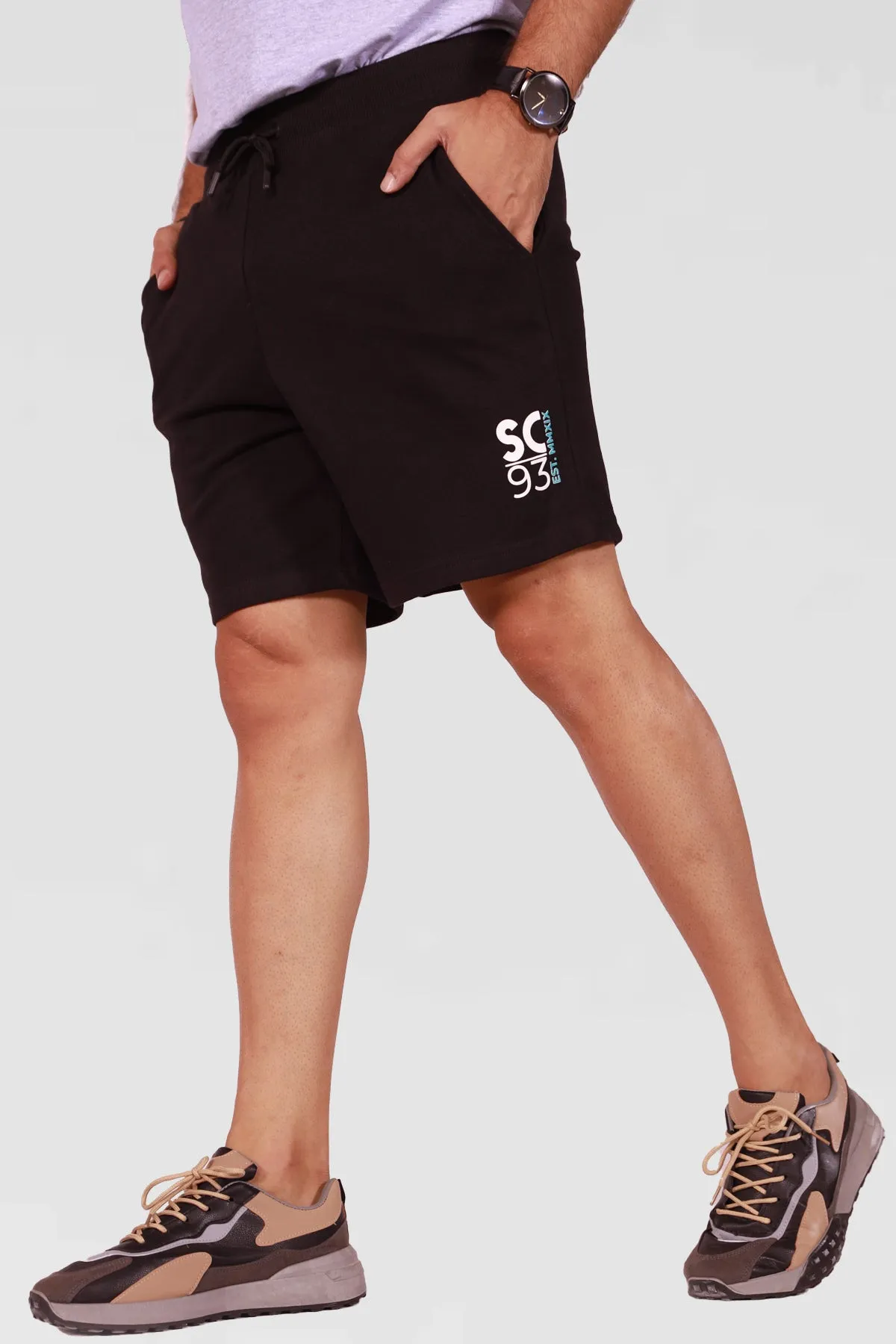 Basic Black SC93 Shorts - S22 - MSH027R