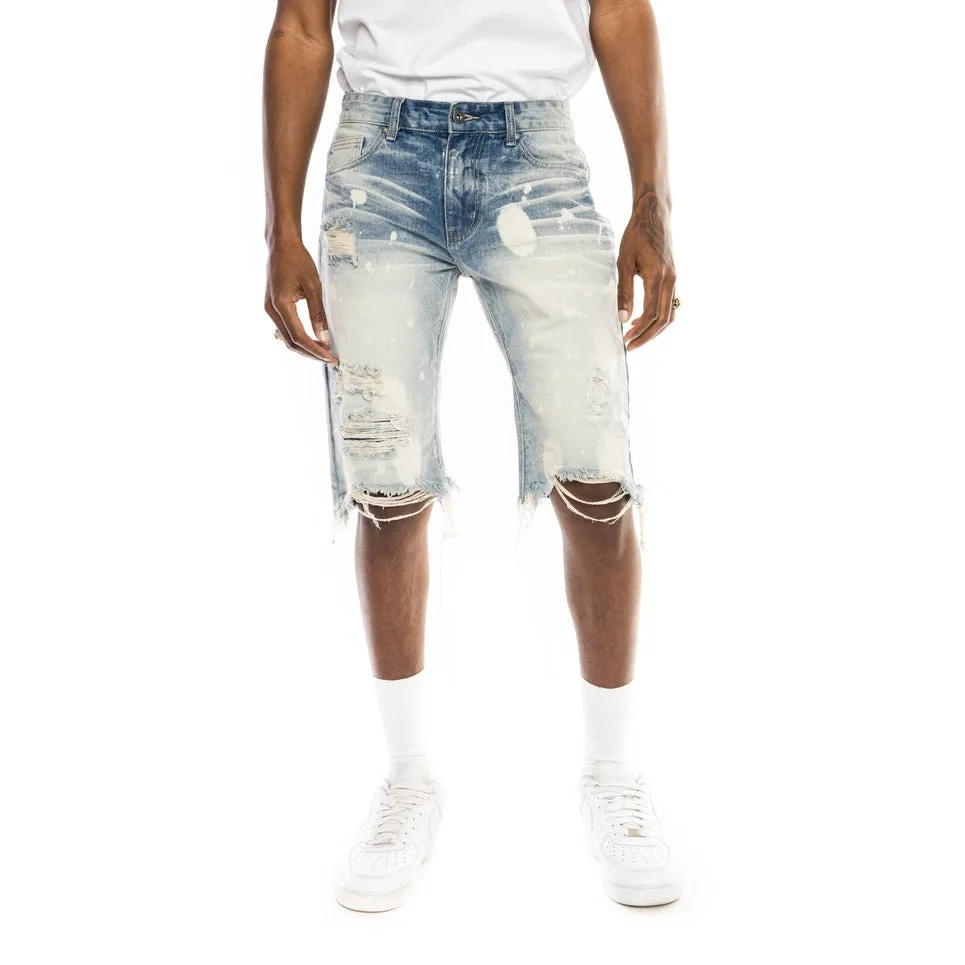 Basic Jean Shorts - Cardiff Blue