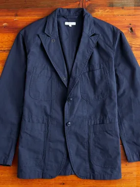 Bedford Jacket in Dark Navy Cotton Ripstop