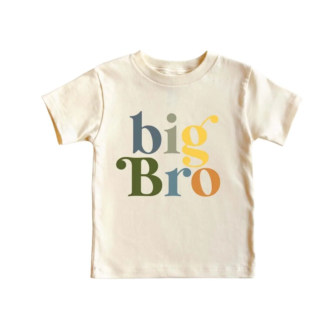 Big Bro Neutral Color Tee | Natural