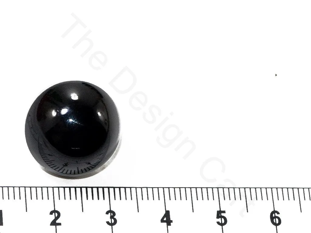 Black Plain Coat Buttons