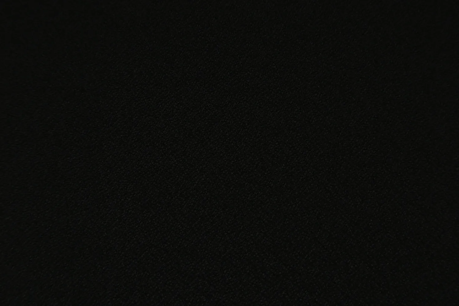 Black Plain Wool Crepe Fabric