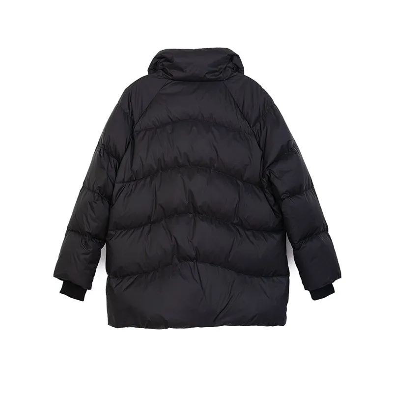 Black Short Goose Down Coats