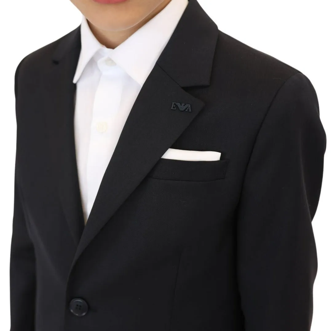 Boys Classic Slim Fit Wool Suit