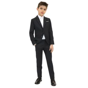 Boys Classic Slim Fit Wool Suit