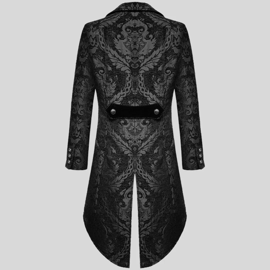 Chic Elegant Black Victorian Tailcoat | Perfect for Formal Occasions