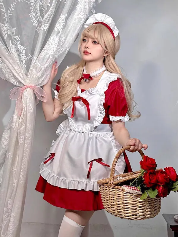 Classic lolita heart maid dress