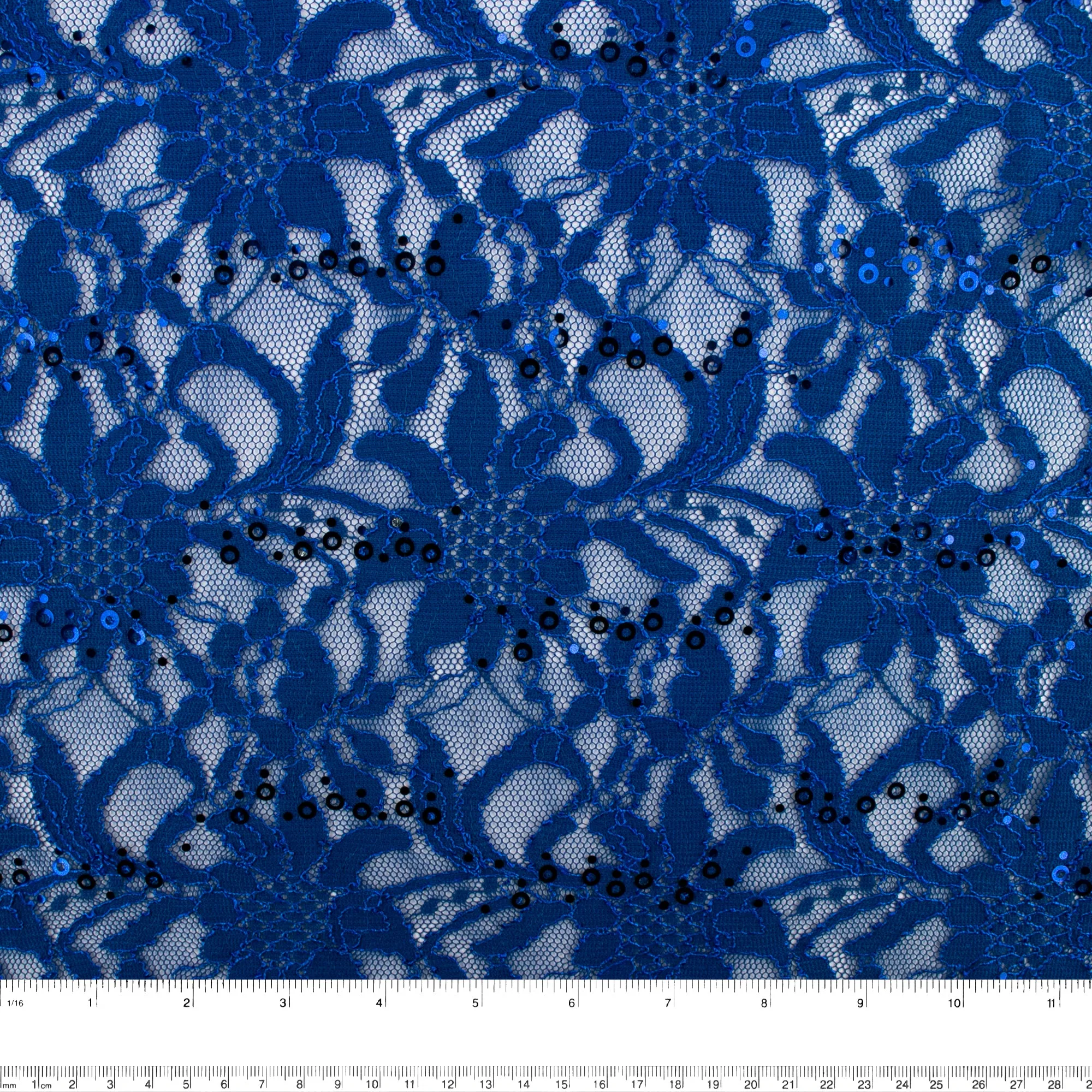 Corded lace - VIRGINIA - Electric blue