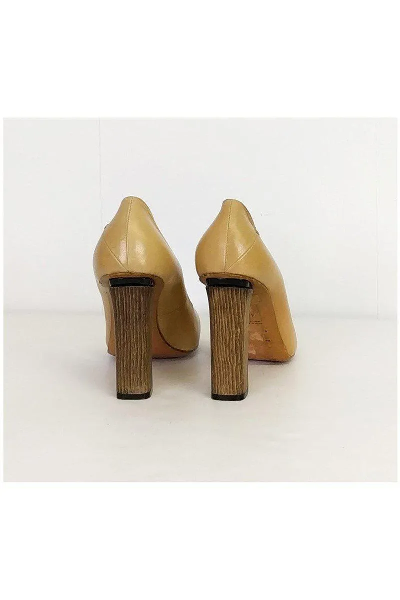 Costume National - Tan Leather Pumps Sz 9.5