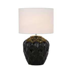 Diaz Black and White Ceramic Table Lamp