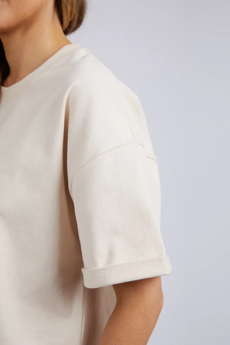 Elm - Lucia Short Sleeve Sweat - Oat