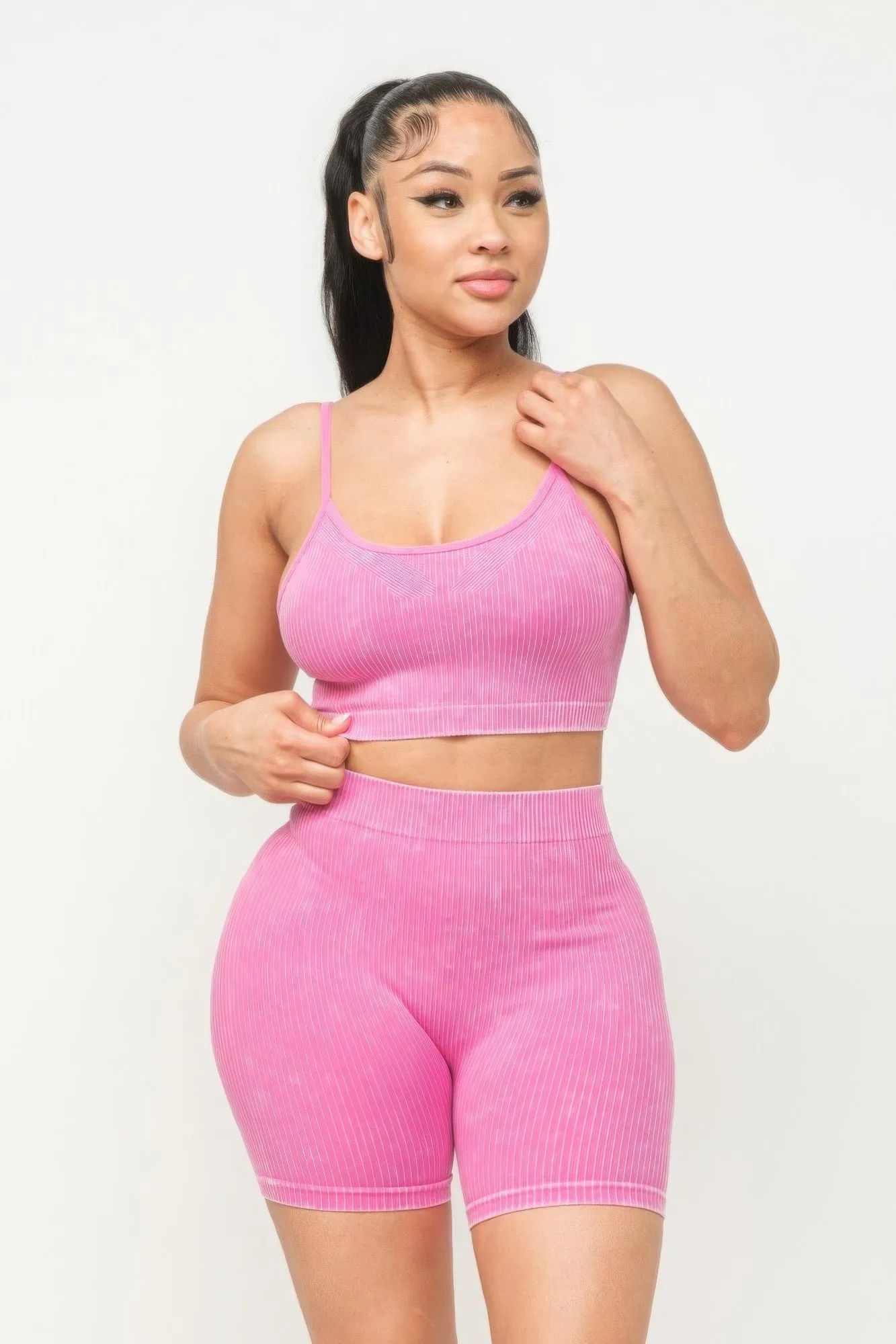 Erica Seamless Tank Top & Shorts Set for Women