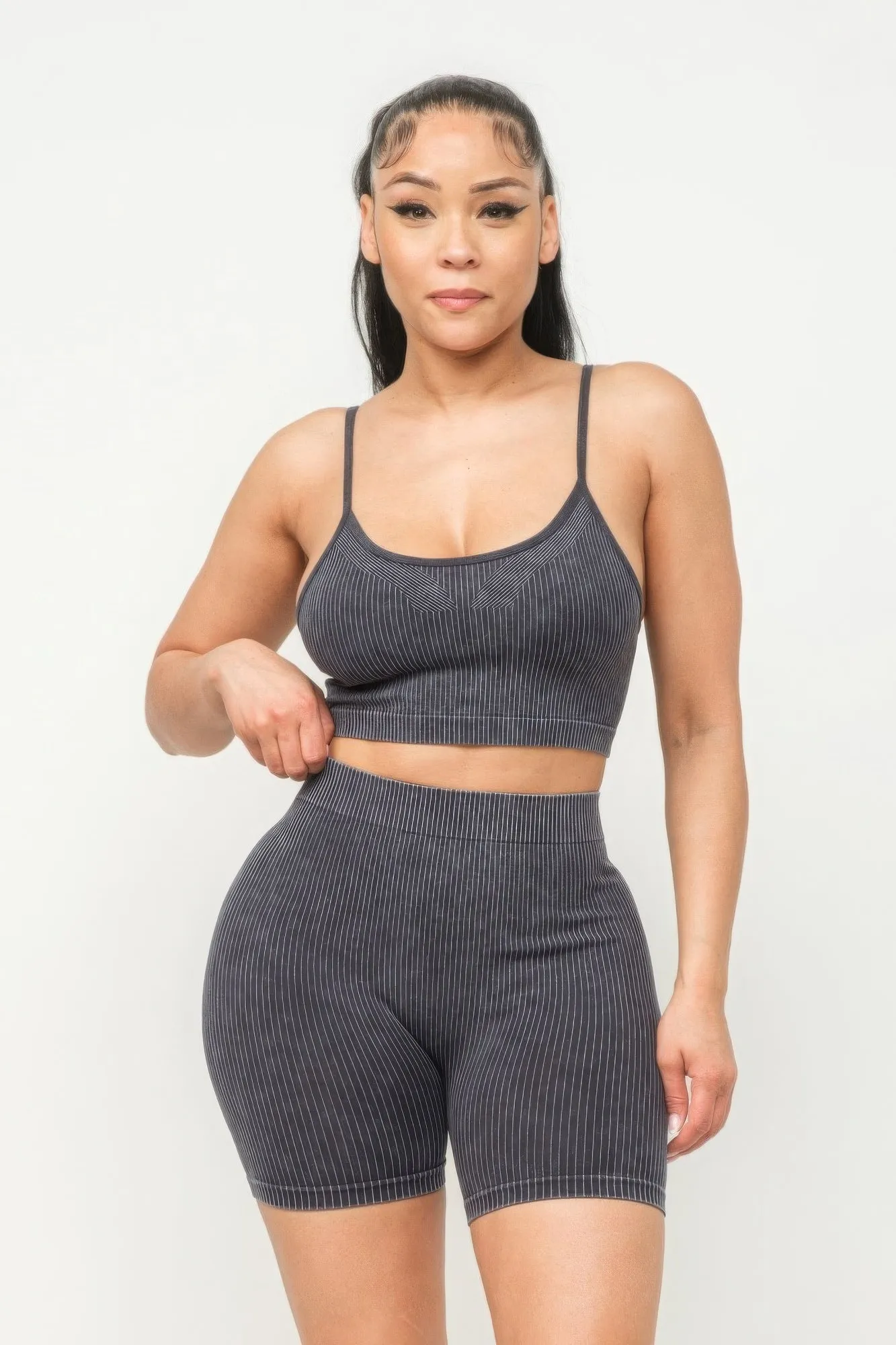 Erica Seamless Tank Top & Shorts Set for Women