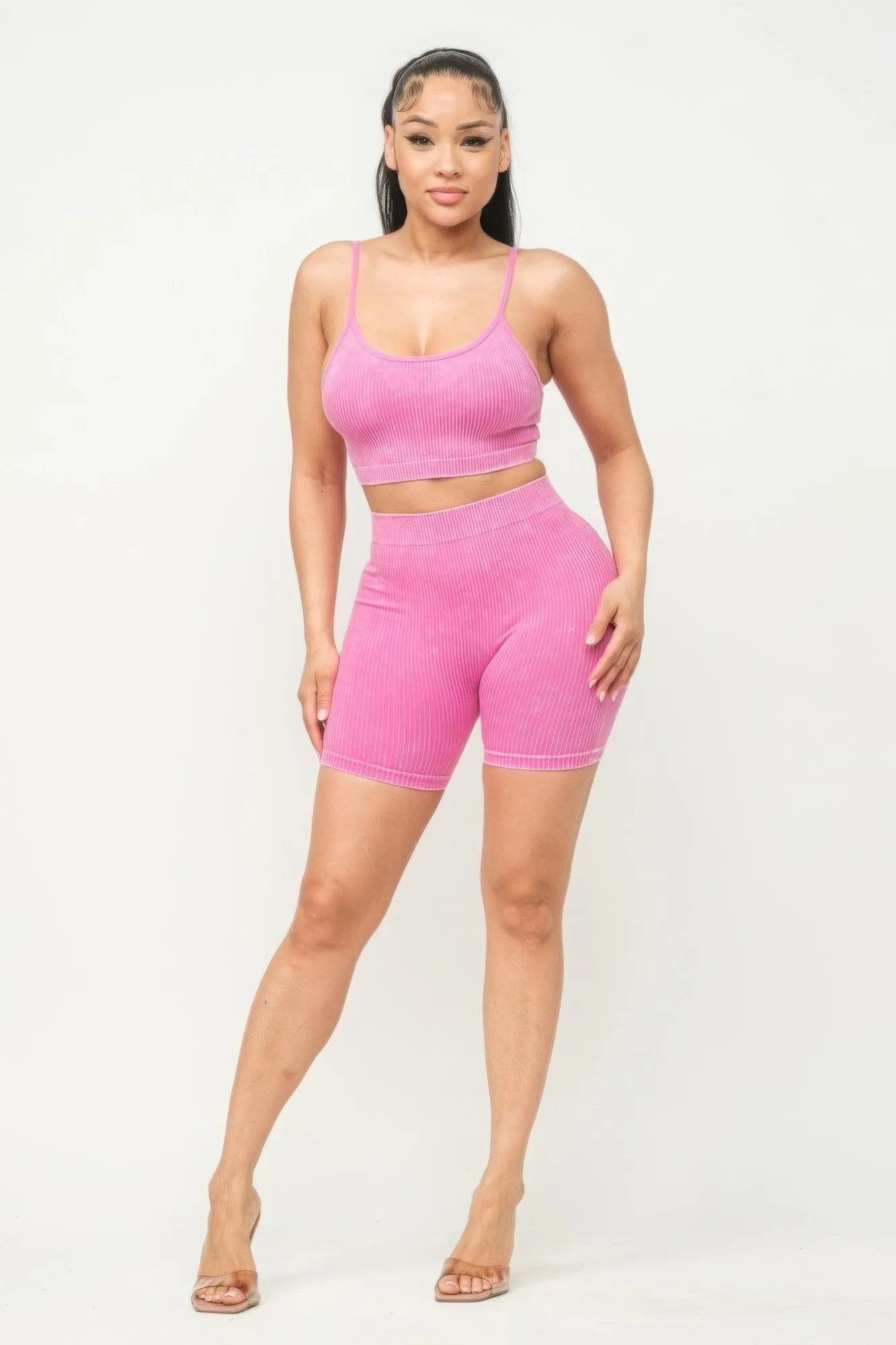 Erica Seamless Tank Top & Shorts Set for Women