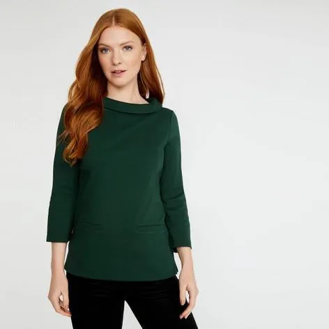 Evergreen 3/4 Sleeve Bardot Top