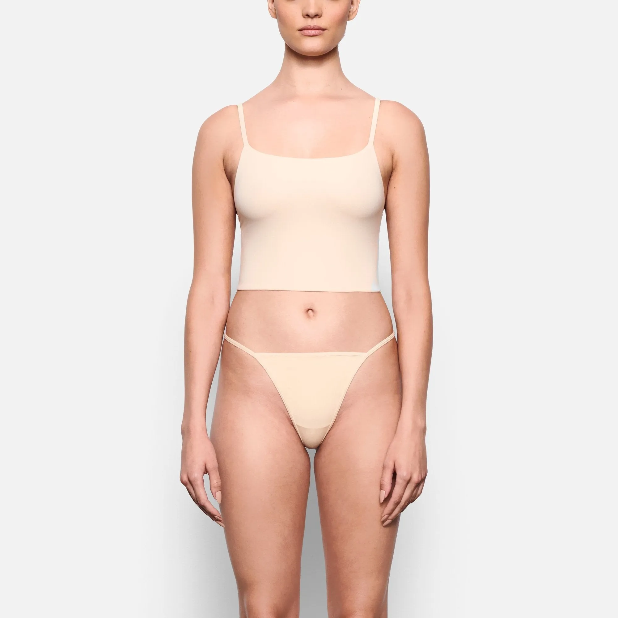 FITS EVERYBODY STRAPPY BACK CAMI | SAND