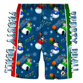 Flow Society Boys Snowman Frosty Bball Short