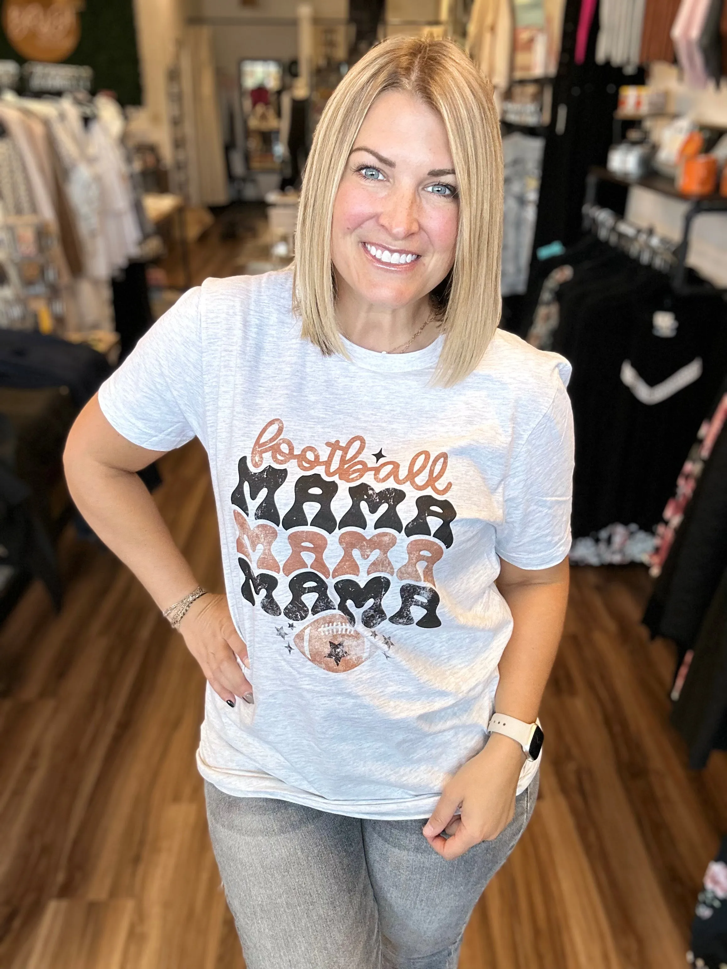 Football Mama Graphic Tee