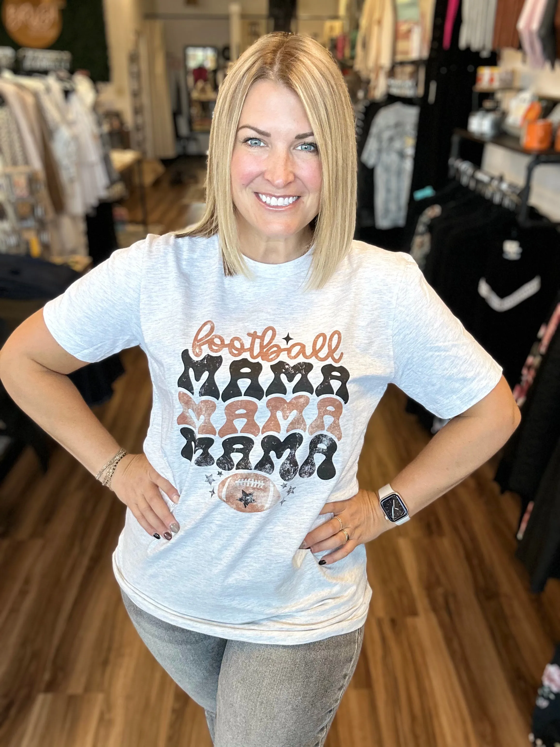 Football Mama Graphic Tee