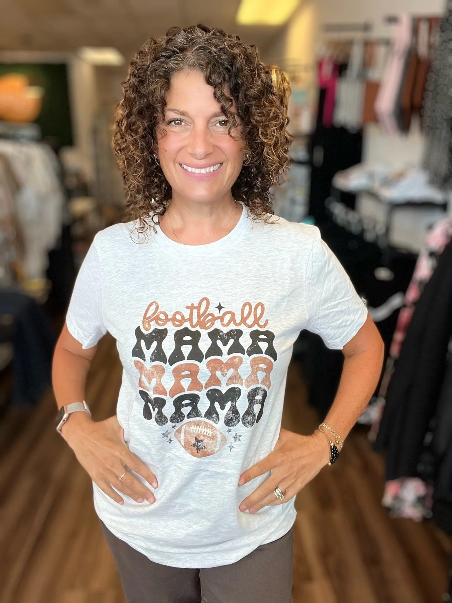 Football Mama Graphic Tee