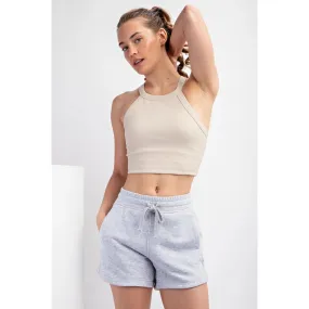 French Terry Basic Short H Grey