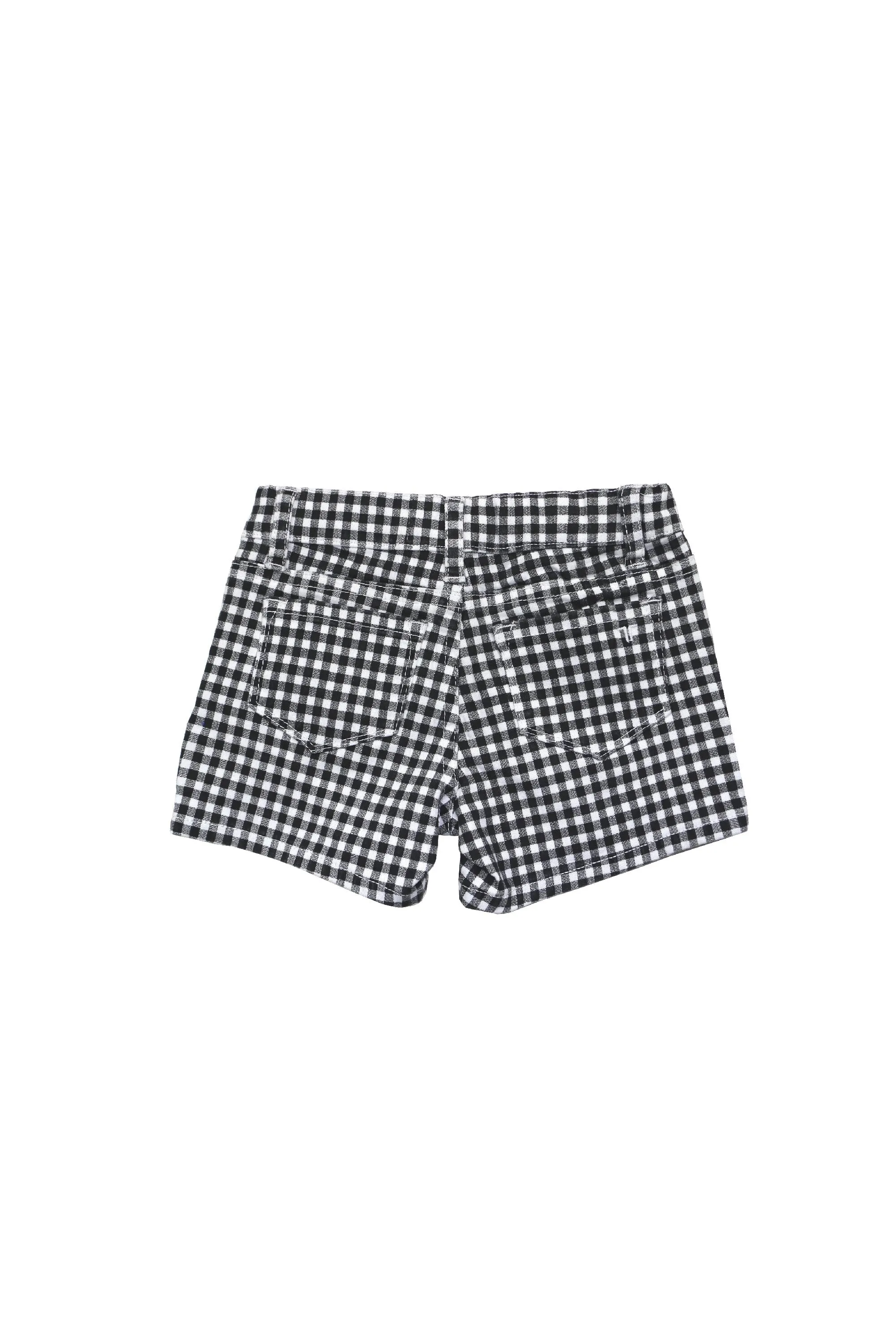 Gingham Printed Basic Short