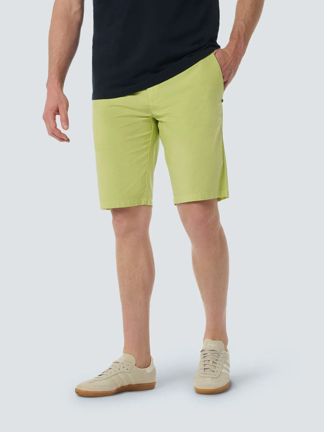 Leisure Short with Stretch and Elastic Band | Lime