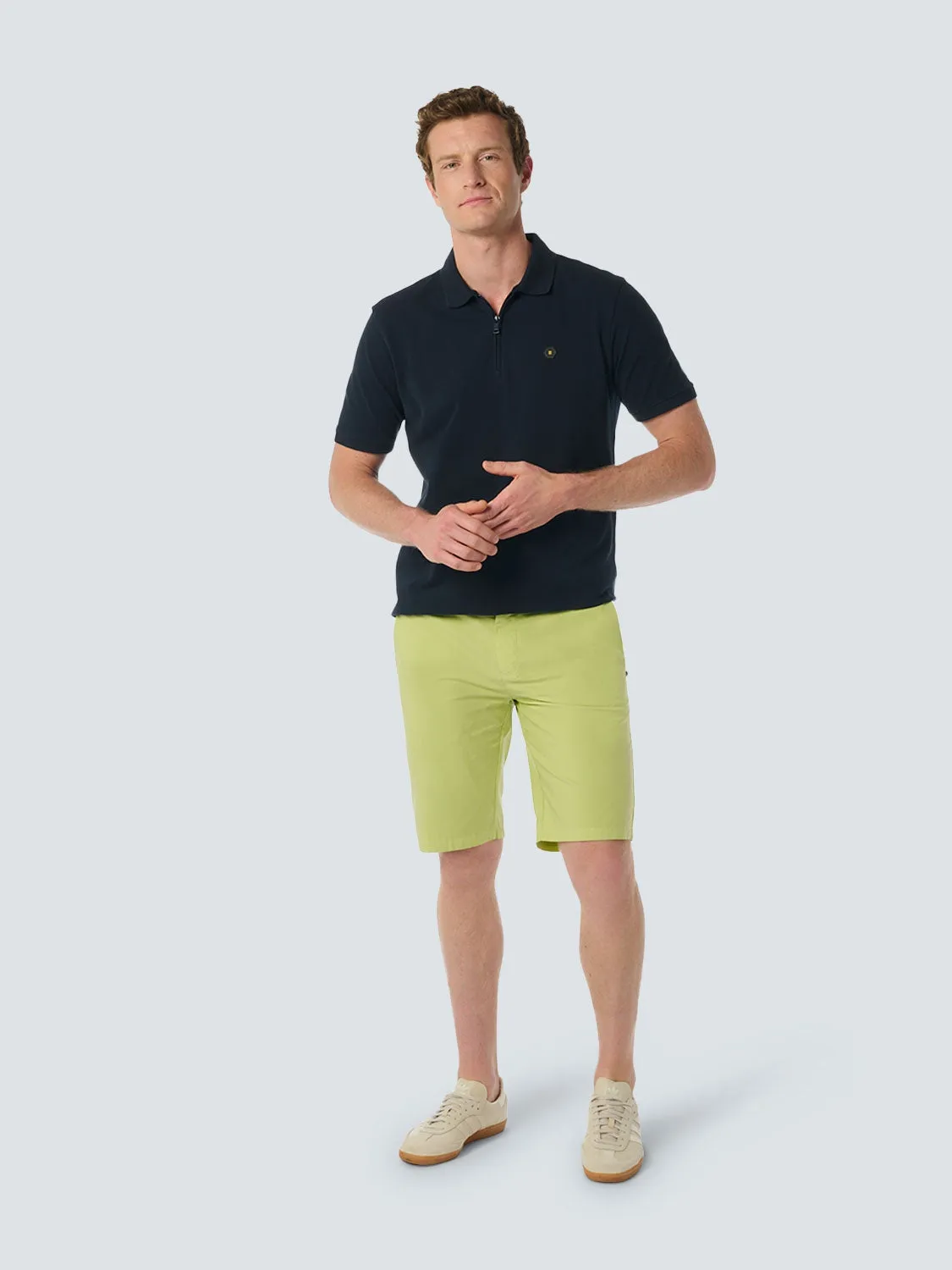 Leisure Short with Stretch and Elastic Band | Lime