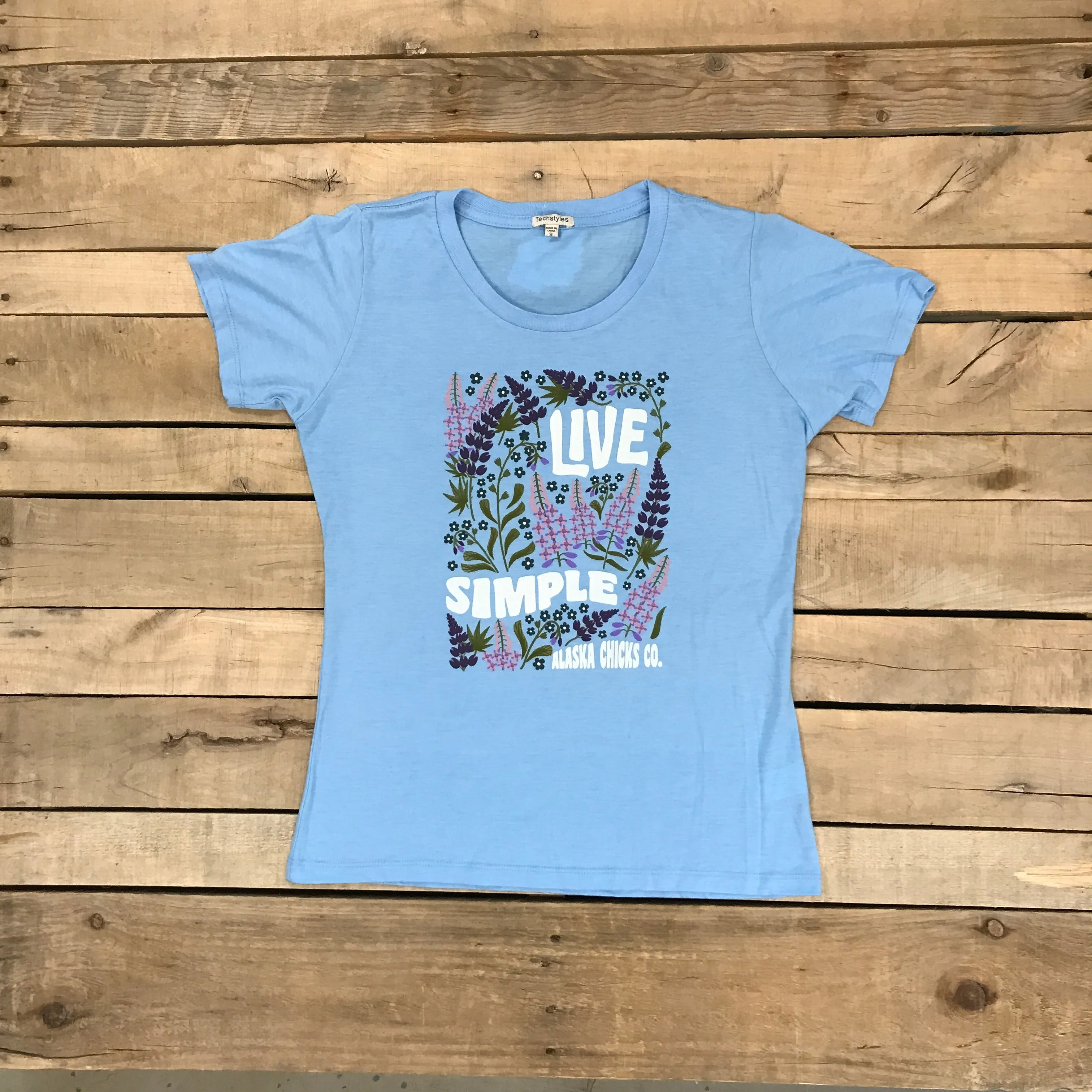 Live Simple Wildflower T-shirt