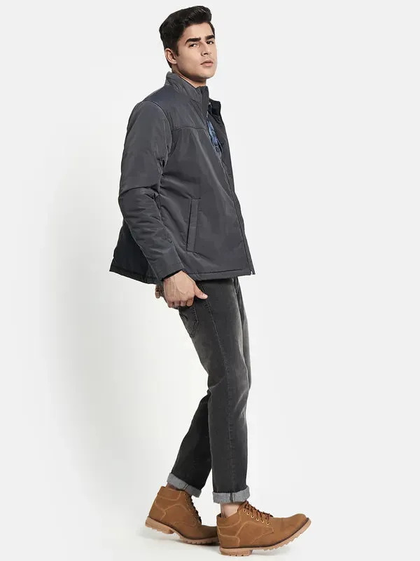 Men Grey Tailored Jacket