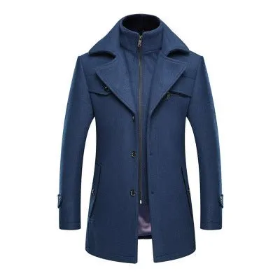 Men's Woolen Comfortable Winter Autumn Coat