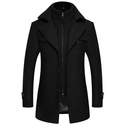 Men's Woolen Comfortable Winter Autumn Coat