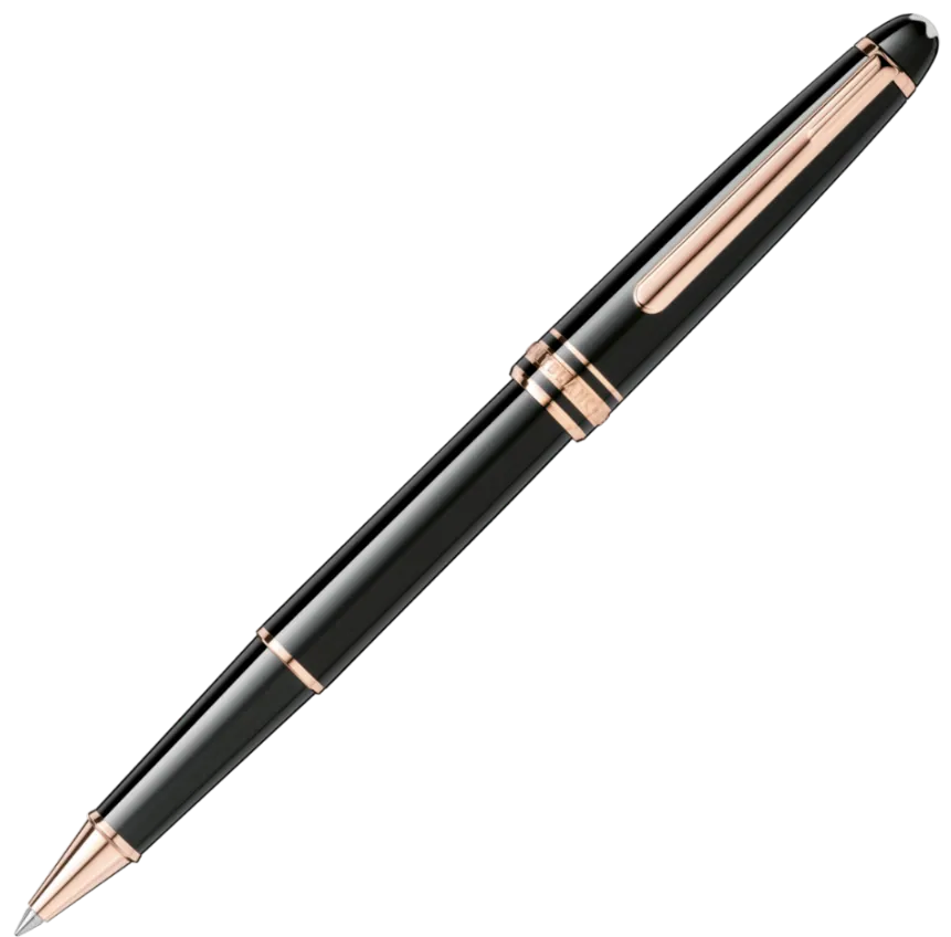 Montblanc Meisterstuck Classique 90 Years Rollerball Pen 163 - Rose Gold Trim