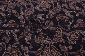 Multicolor Printed Crepe Fabric