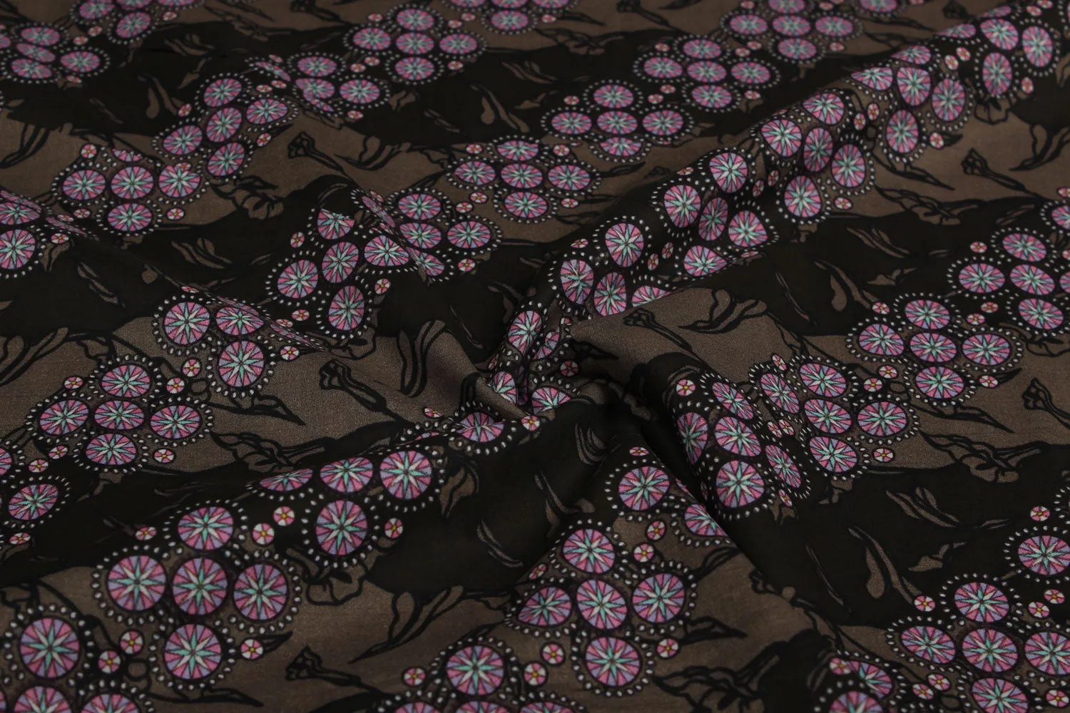 Multicolour Traditional Printed Cotton Fabric