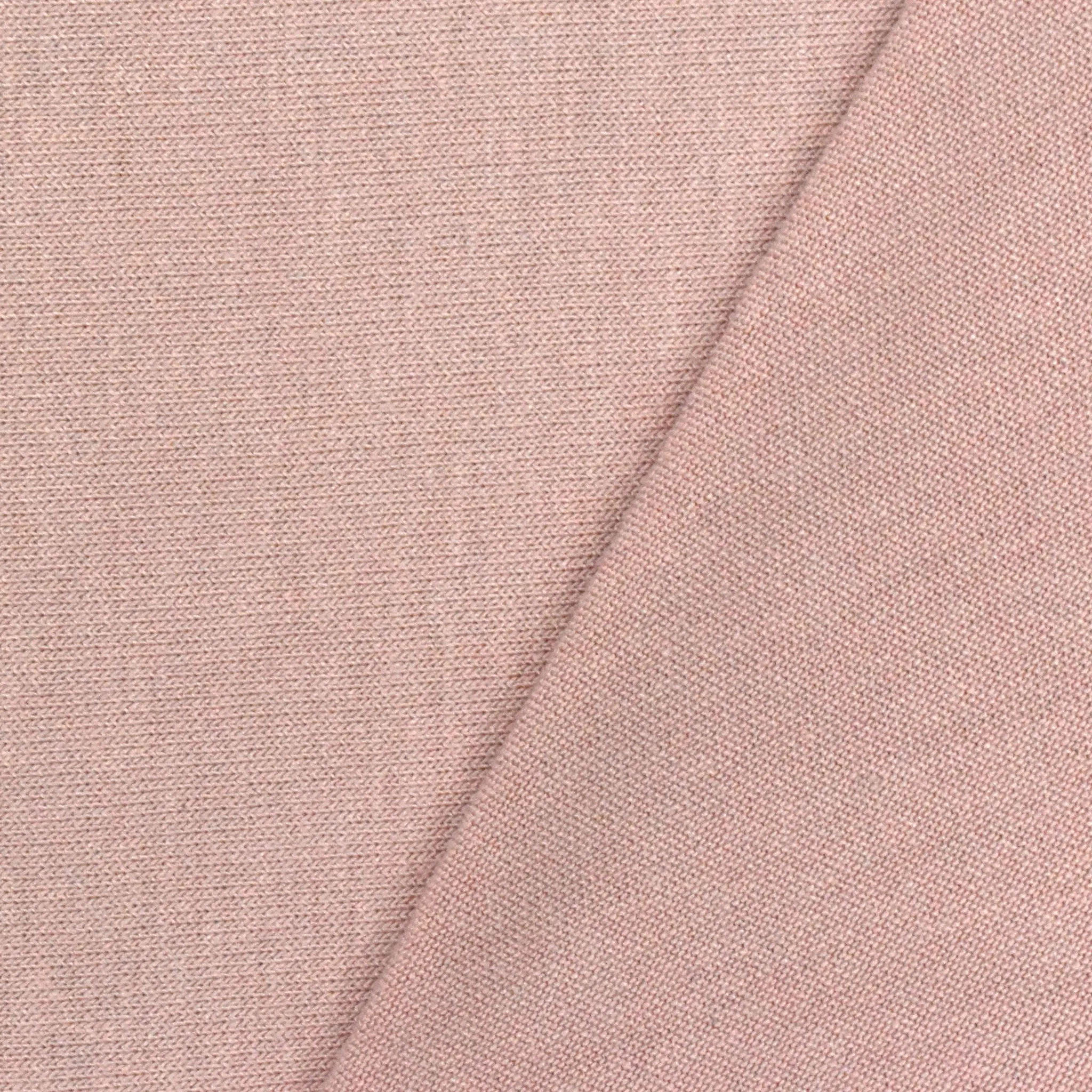 Muted Pink Solid Stretch Jersey Knit Fabric