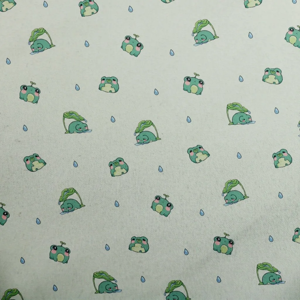 Raining Frogs Pastel Green Youth Hawaiian Shirt