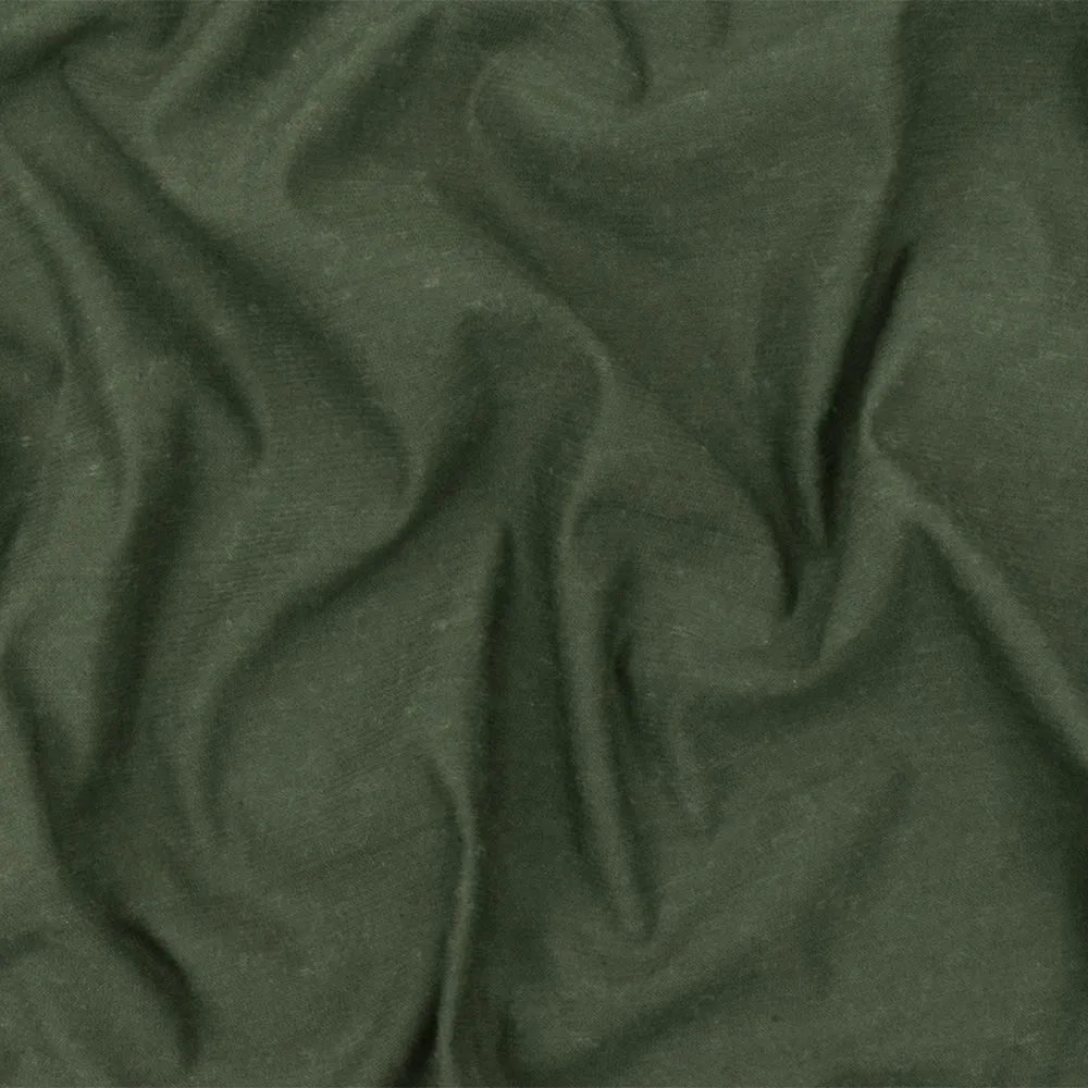 Sage Green Solid Stretch Polyester Jersey Knit Fabric