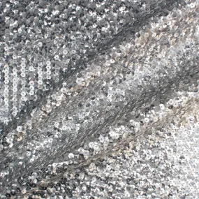 Silver All-Over Sequin Fabric