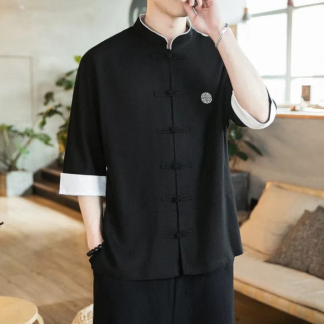 Simple Japanese Haori Shirts