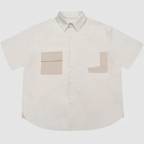 Simple Pocket Patch Shirts