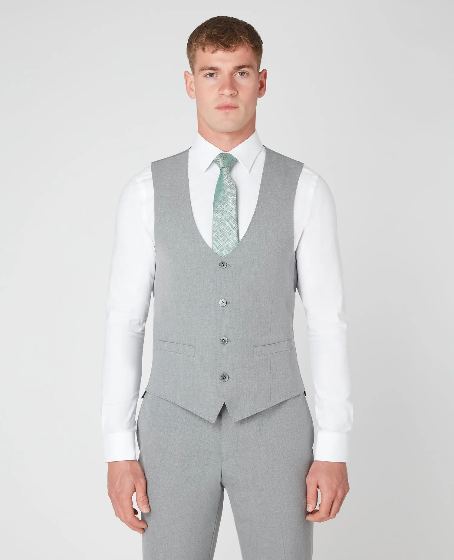 Slim Fit Stretch Waistcoat