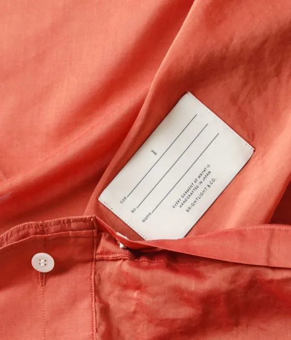 WRYHT/SIMPLE SMALL COLLAR SHIRTS(CAYENNE)