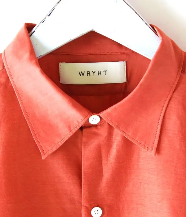 WRYHT/SIMPLE SMALL COLLAR SHIRTS(CAYENNE)